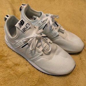 New Balance 247 All White Sneakers